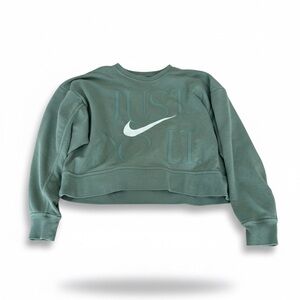 Nike Women's Teal Just Do It Sweatshirt